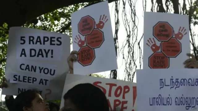 protest in Jaffna against rape of a schoolgirl