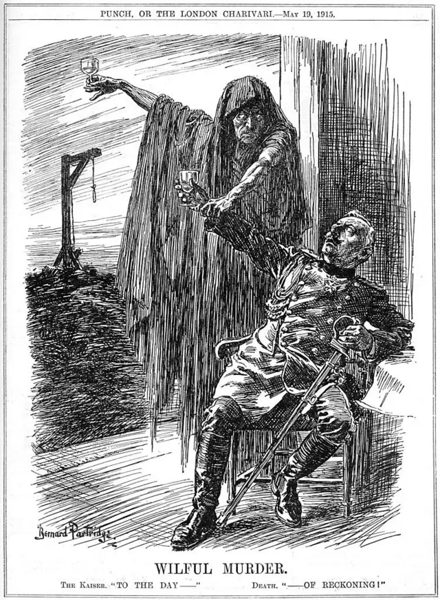 Карикатура из журнала "Панч" 1915 года.