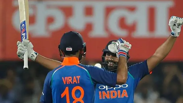 'கோலி, ரோகித் அதிரடியில் வென்றது இந்தியா'