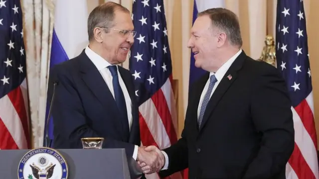 Сергей Лавров и Майк Помпео