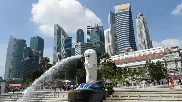 资料图片：新加坡天际线