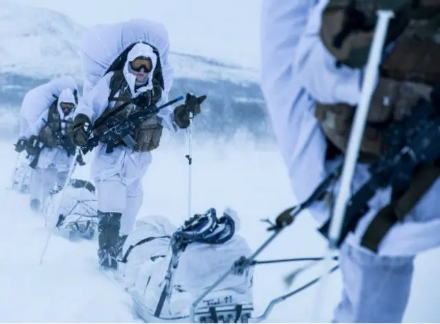 Mujeres de la fuerza de élite noruega