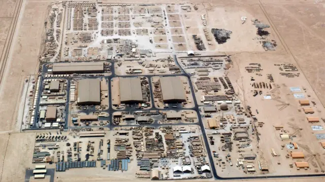 La base aérea estadounidense de Al Udeid en Qatar.