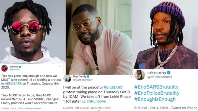 Etu ndị ọgụụ egwu si ji nzipụta ozi ha na Twitter kwalite ngagharịiwe EndSars