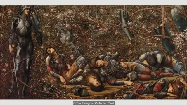 The Briar Wood oleh Burne-Jones, 1874-84