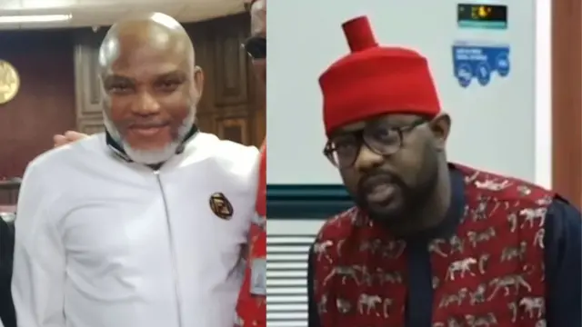 Foto Nnamdi Kanu na Ugochinyere Ikenga