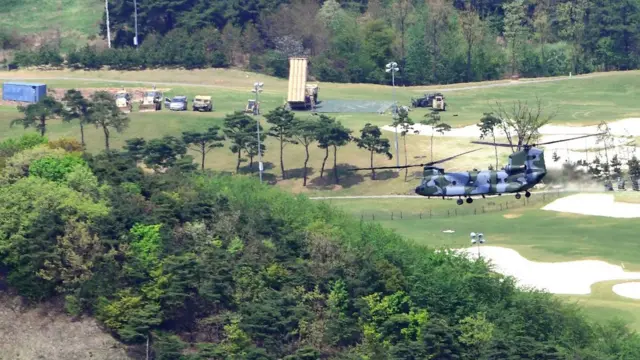 尚庆北道星州郡高尔夫球场。