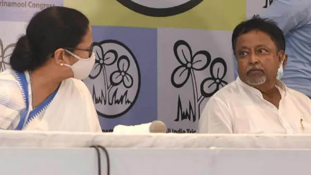 ममता बनर्जी और मुकुल रॉय