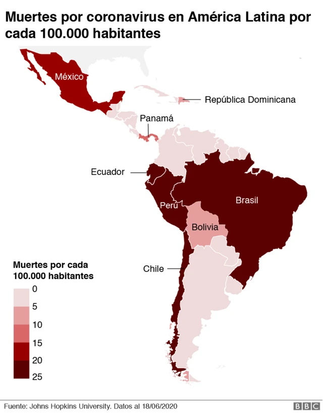 Mapa muertes por 100.000 habitantes