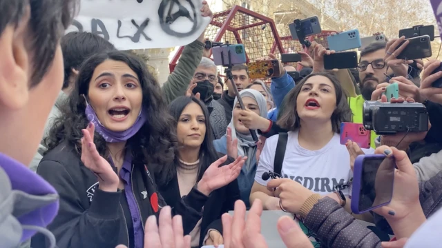 Bakıda etiraz yürüşü