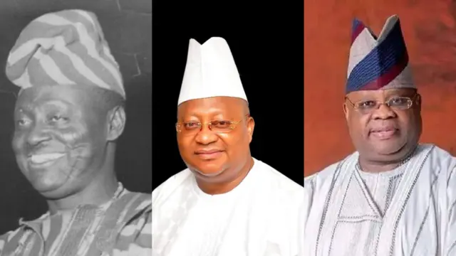 Ayoola Adeleke, Isiaka Adeleke ati Ademola Adeleke ree ti wọn n wo