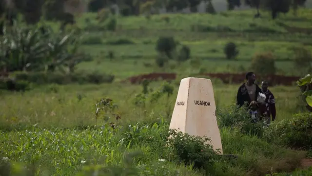 Ikimenyetso cy'urugabano rw'u Rwanda na Uganda