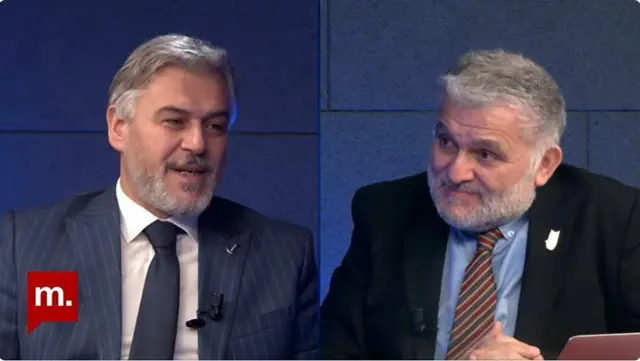 مهمت آلتینوز (چپ) معاون ریاست حزب رفاه نو، به عنوان نامزد این حزب برای شهرداری استانبول معرفی شده است