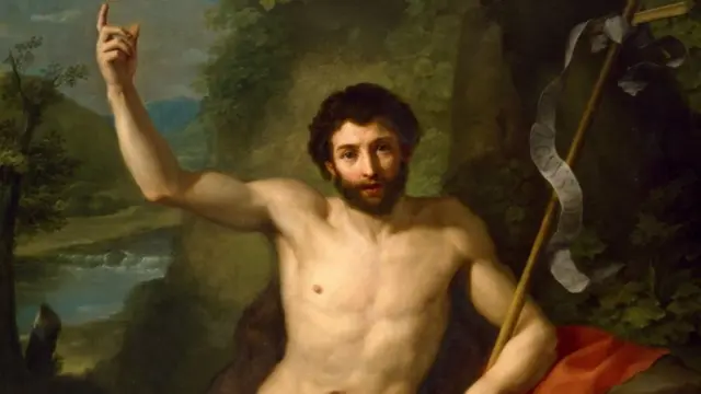 Yohanes Pembaptis dalam lukisan karya Raphael Mengs dari abad ke-17