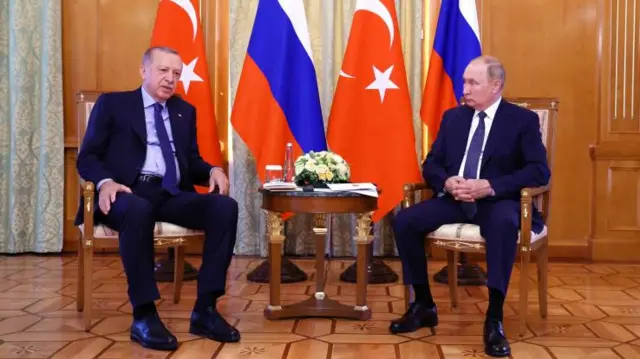 Cumhurbaşkanı Recep Tayyip Erdoğan ve Rusya Devlet Başkanı Vladimir Putin
