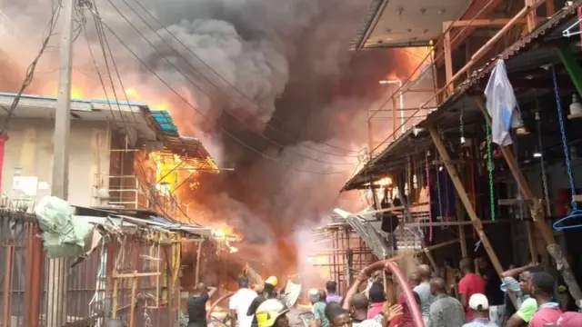 Di fire for Balogun market