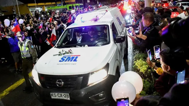 Se traslada el cuerpo del expresidente Piñera