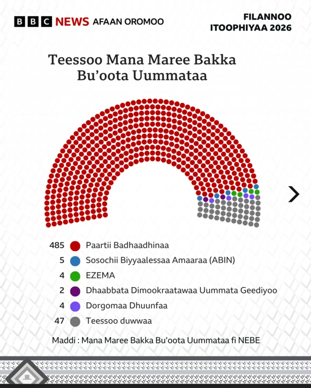 Teessoon mana maree bakka bu'oota ummataa yeroo ammaa eenyun qabamee akka jiru