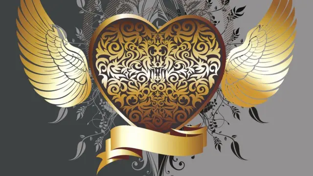 Сердце с крылышками