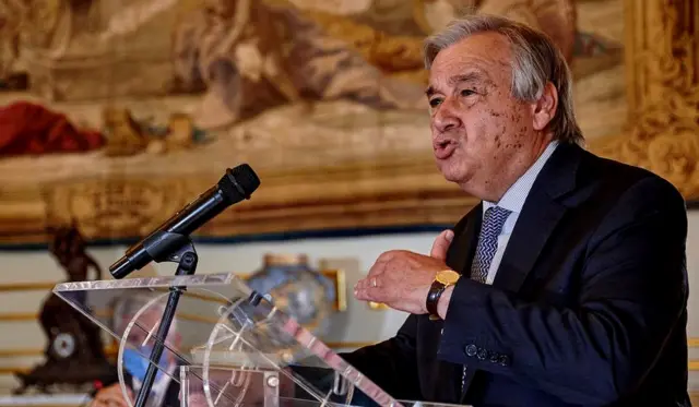 संयुक्त राष्ट्र महासचिव एंटोनियो गुटेरेश