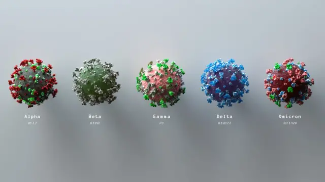 Variantes del coronavirus