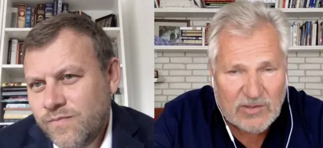 Олег Антоненко и Александр Квасьневский