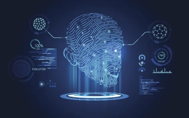 Ilustración digital de un rostro