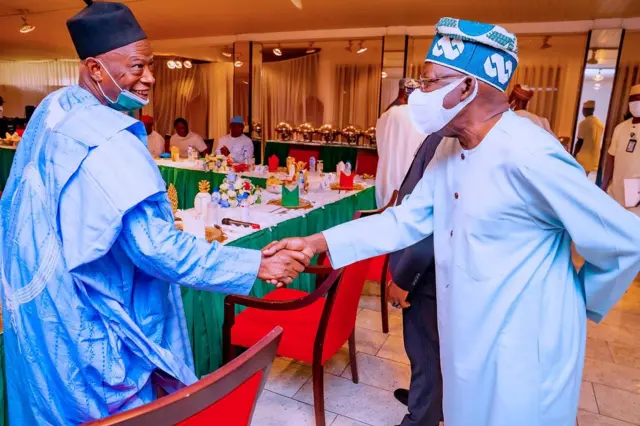 APC National chairman and Ahmed Tinubu 