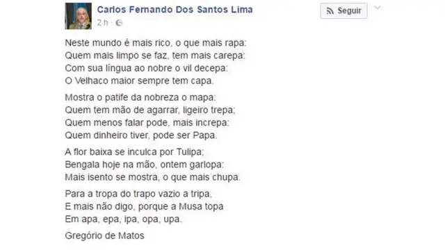 Publicaçãobet365 rolloverCarlos Fernando dos Santos Lima no Facebook