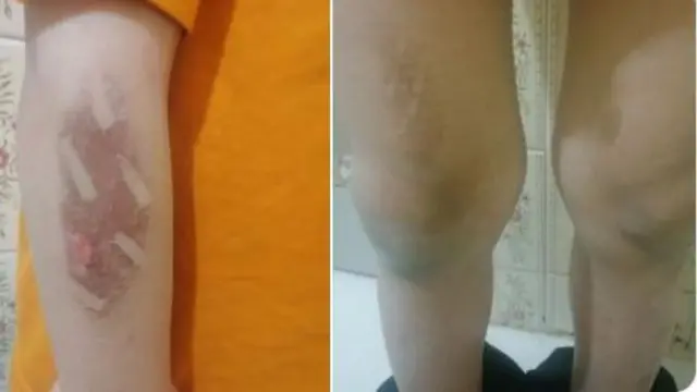 تصاویری که گزارشگر اعتماد در توییتر خود منتشر کرده است