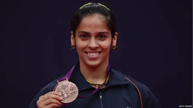 ਸਾਇਨਾ ਨੇਹਵਾਲ ਲੰਡਨ 'ਚ ਹੋਏ ਓਲੰਪਿਕ ਖੇਡਾਂ ਵਿੱਚ ਮੈਡਲ ਜਿੱਤਣ ਮਗਰੋਂ