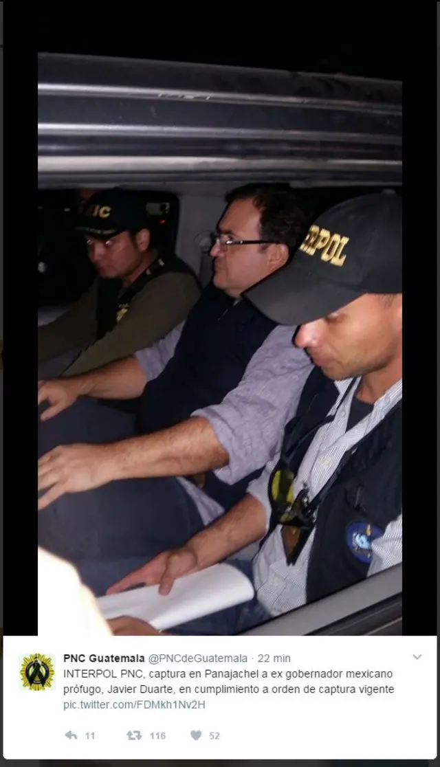 Twitter PNC Guatemala