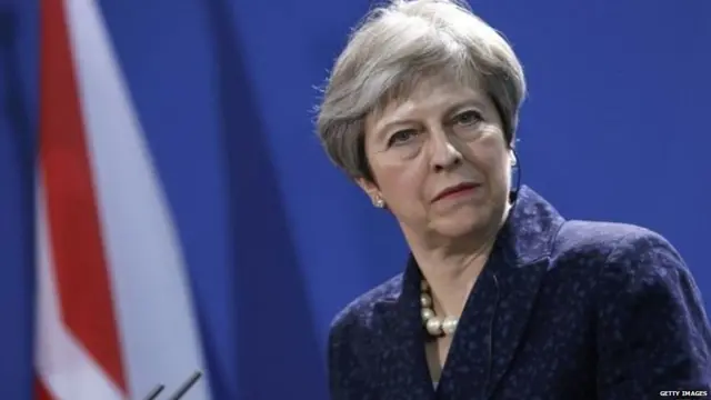 ब्रिटेन की प्रधानमंत्री थेरेसा मे