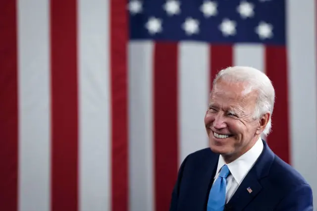 المرشح الديمقراطي للرئاسة الأمريكية جو بايدن