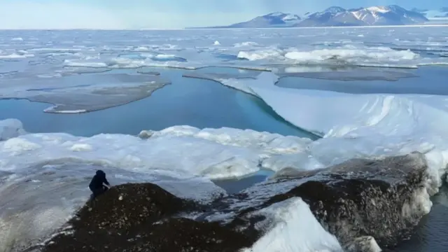 Nueva isla en Groenlandia