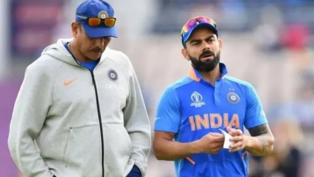 कोच रवि शास्त्री और कप्तान विराट कोहली
