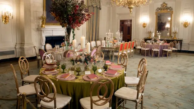 Cuarto de cenas de Estado de la Casa Blanca.