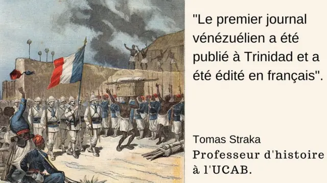 Illustration d'une scène coloniale française