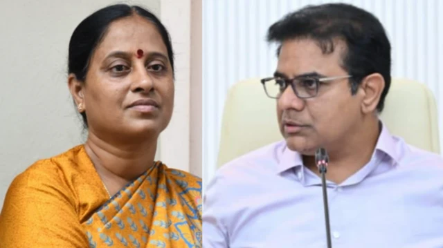కొండా సురేఖ, కేటీఆర్