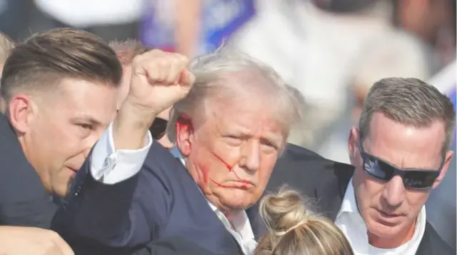 Trump dị mma mana ahụ ya gbara ọbara dịka a gbagburu onye e chere gbara ya egbe na mmeme ndọrọndọrọ ọchịchị