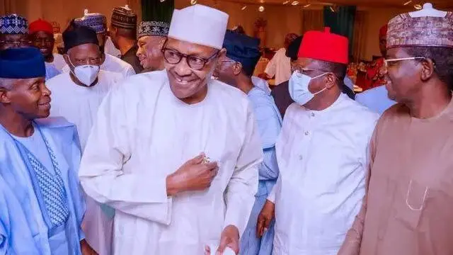 Ba a ga shugaba Muhammadu Buhari bai haalrci babban taron APC na ƙasa ba.