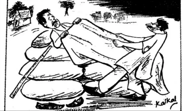 राजेंद्र सिंह कलकल ने हर मामले का एक कार्टून बनाया है