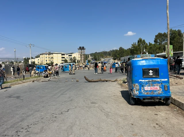 የትግራይ ኃይል አባላት ለተቃውሞ አደባባይ ወጥተዋል