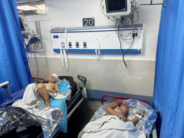 Children in Gaza hospital