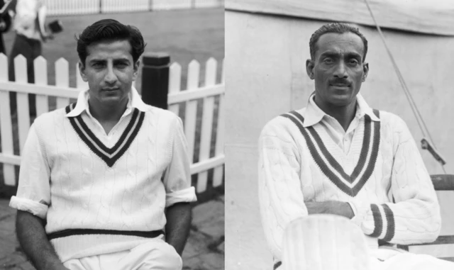 जहर महमूद (बायाँ) र सीके नायुडु (दायाँ)