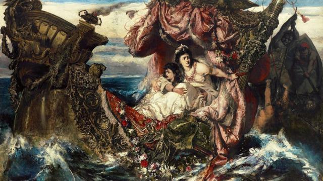 "El naufragio de Agripina" de Gustave Wertheimer
