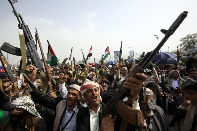 అమెరికా, యెమెన్, హౌతీలు