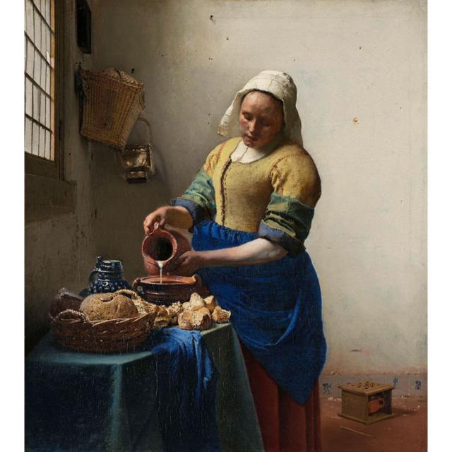 'A Leiteira' (1658-59), de Johannes Vermeer