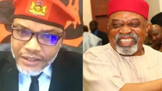Nnamdi Kanu na Chris Ngige