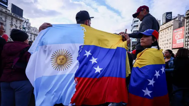 Inmigrantes venezolanos en Argentina. 